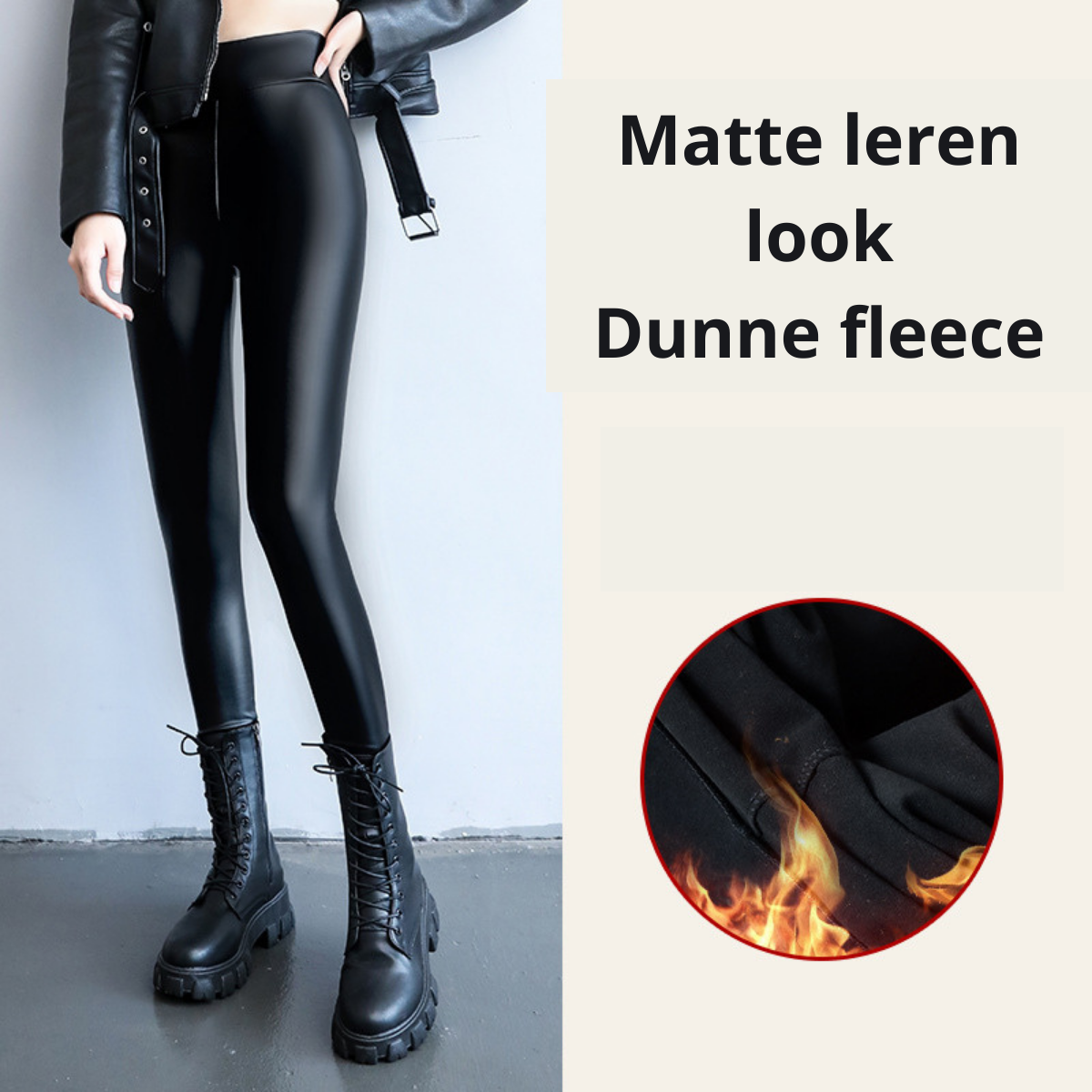 Silena Leren Look Thermo Legging