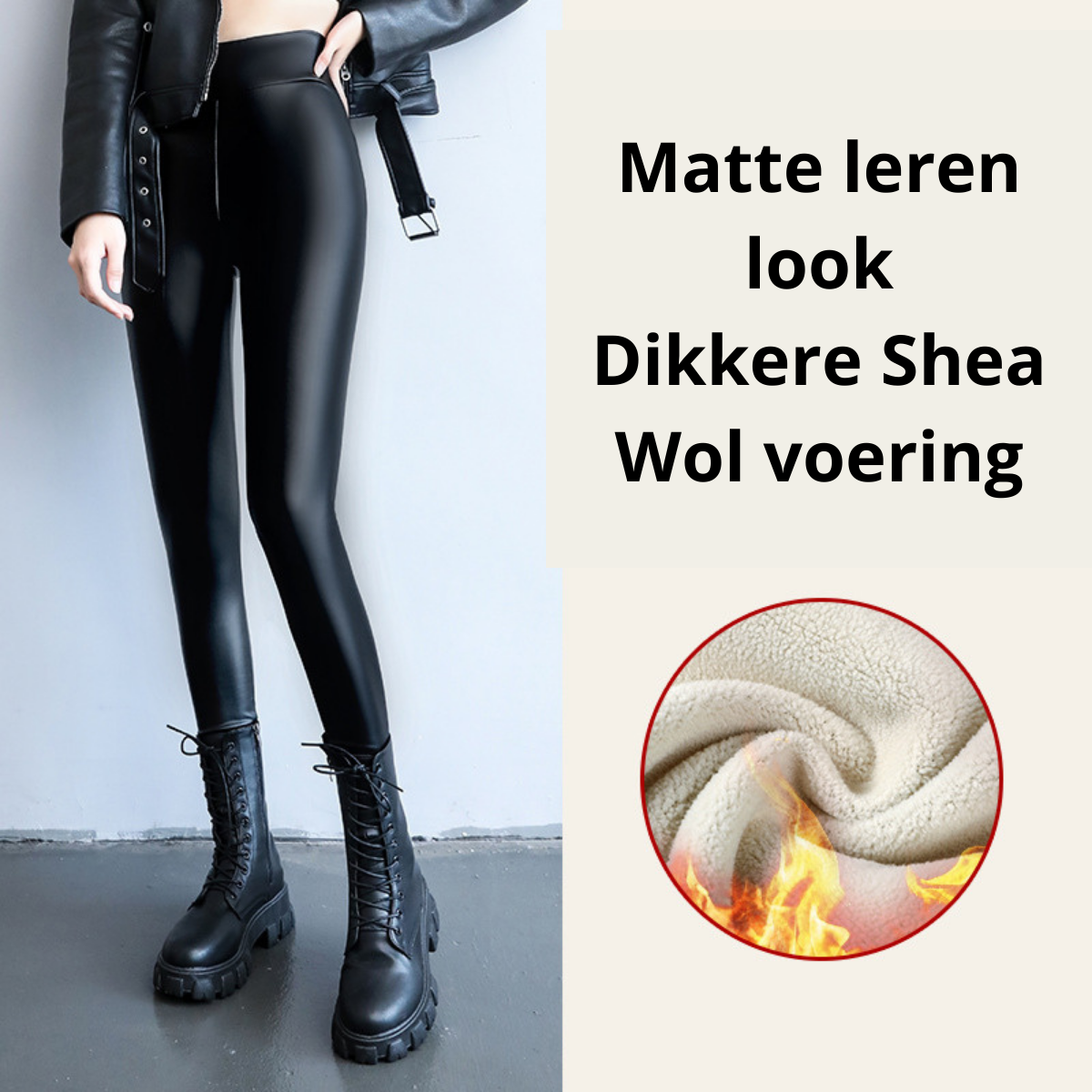 Silena Leren Look Thermo Legging