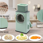 3-in-1 Multifunctionele Trommelrasp, Snijder en Schredder